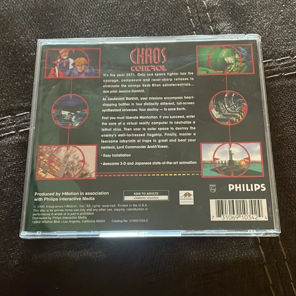 🎮 Vintage Chaos Control PC Game – Complete in Box (CIB)